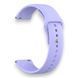 Ремінець силіконовий 20 мм для Xiaomi / Samsung / Huawei бузковий elegant violet НФ-00052651 фото