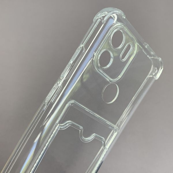 Чохол Transparent TPU з бронь кутами для Xiaomi Poco C50 прозорий (FC / Card) НФ-00059968 фото