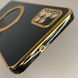 Чохол Glass Case TPU Gold Bezel + MagSafe для Samsung Galaxy A51 чорний НФ-00076435 фото 5