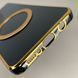Чохол Glass Case TPU Gold Bezel + MagSafe для Samsung Galaxy A51 чорний НФ-00076435 фото 4
