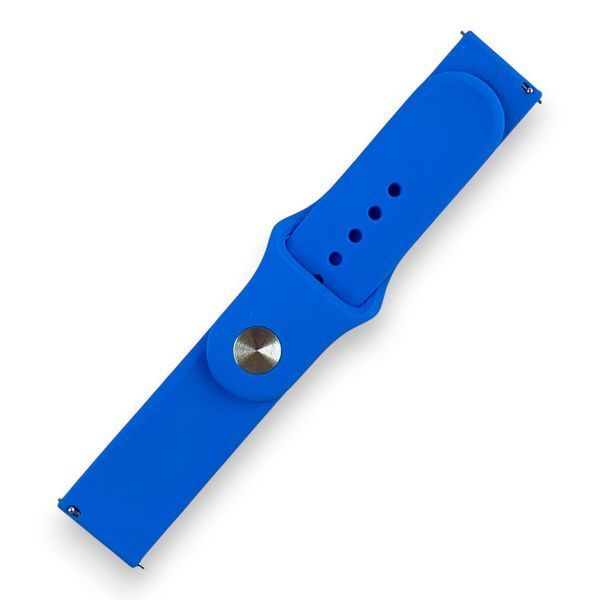 Ремінець силіконовий 22 мм для Xiaomi / Samsung / Huawei синій blue НФ-00052654 фото