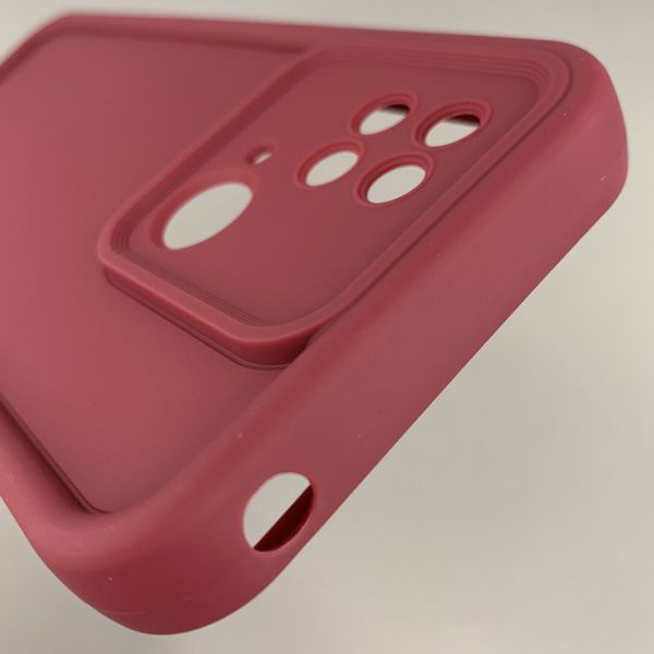 Чохол TPU Lux Hard для Xiaomi Poco C40 бордовий (Full Camera) НФ-00071615 фото