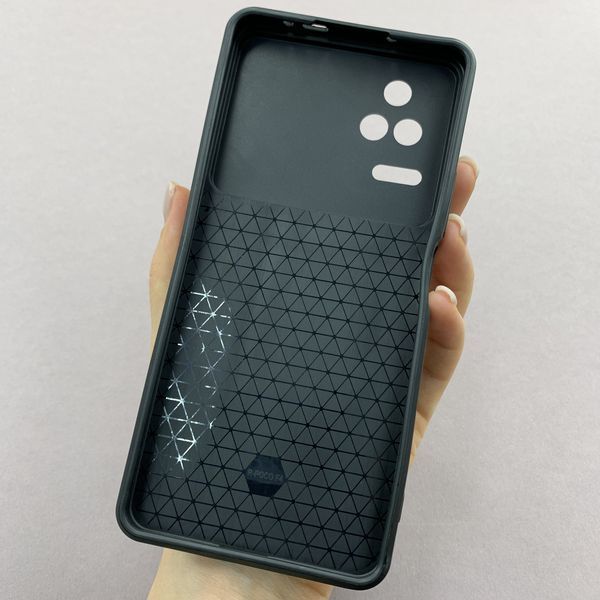 Чохол Powerful Case Curtain with Ring для Xiaomi Poco F4 чорний (Full Camera) НФ-00026030 фото