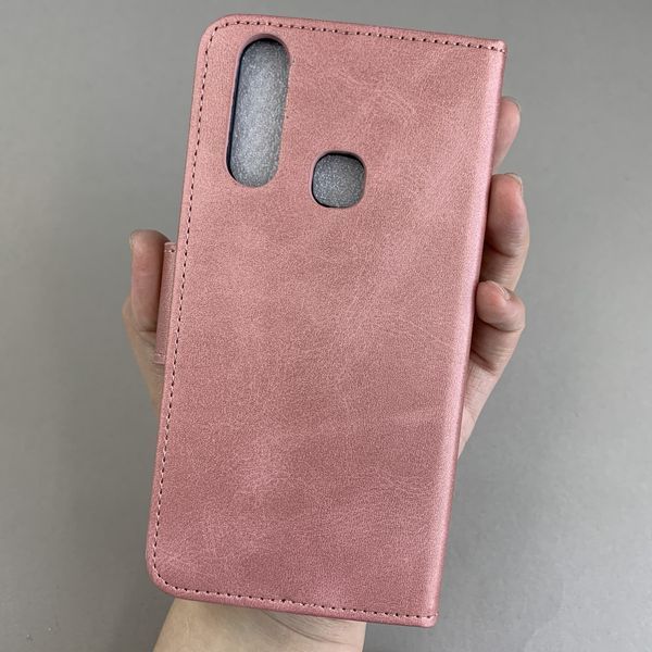 Чохол-книжка Leather TPU для Vivo Y11 / Y15 / Y17 рожева (Clasp) НФ-00078985 фото