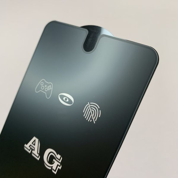 Захисне скло 5D Matte для Tecno Camon 19 (Cl6n) чорне (виріз V) НФ-00044811 фото