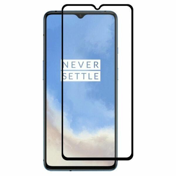 Захисне скло 5D HQ для OnePlus 7T чорне НФ-00047259 фото