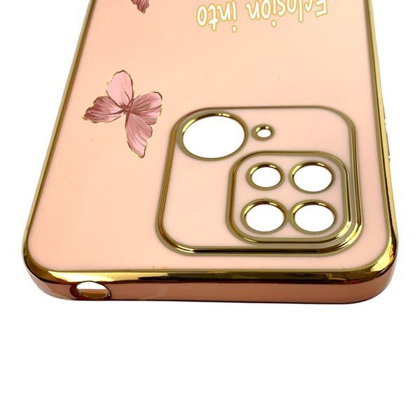 Чохол GC TPU GB для Xiaomi Poco C40 пудровий + Print a Lot of Метелики Eclosion into НФ-00093910 фото