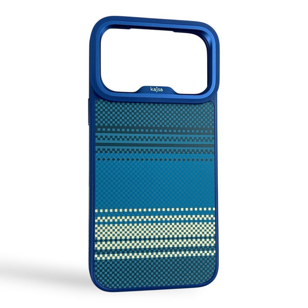 Чохол Kajsa Resort Collection Gradient Stripe Pattern iPhone 18 Pro Max (Blue Plus) НФ-00097596 фото