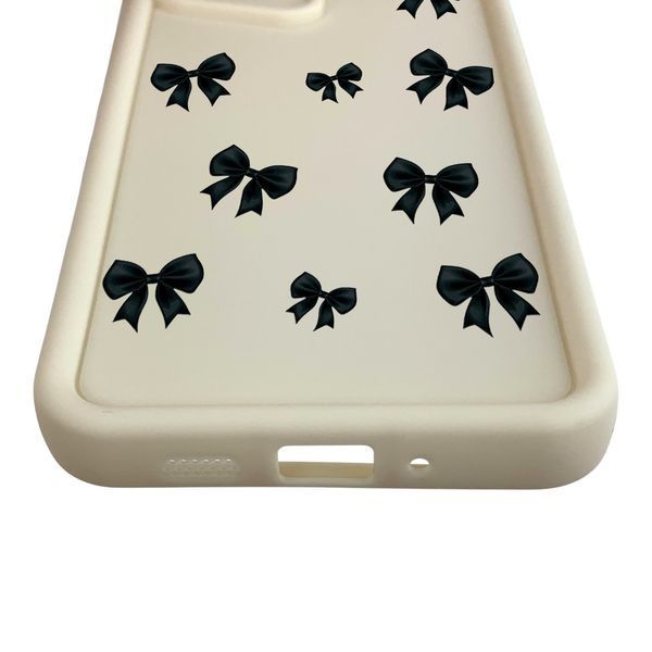 Чохол TPU Lux Hard для Samsung Galaxy A73 5G молочний + Print a Lot of Бантики 6,5 * 16 (01) чорні НФ-00093054 фото