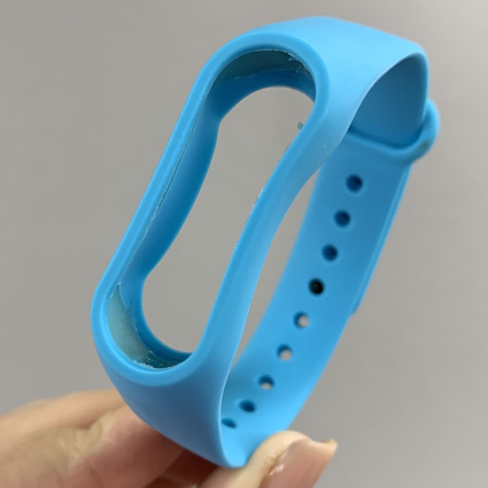 Ремінець силіконовий для Xiaomi Mi Band 2 блакитний НФ-00000054 фото