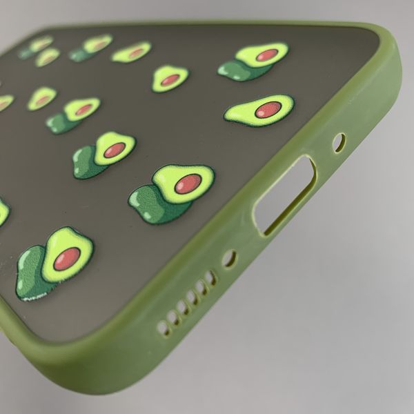 Чохол Totu Color Buttons для Samsung Galaxy A54 5G зелений + Print a Lot of Авокадо 6,5 * 16 НФ-00070404 фото