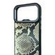 Чохол Kajsa Glamorous Collection Genuine Leather Snake Pattern Case iPhone 18 Pro Max (Black) НФ-00097546 фото 4