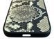 Чохол Kajsa Glamorous Collection Genuine Leather Snake Pattern Case iPhone 18 Pro Max (Black) НФ-00097546 фото 6