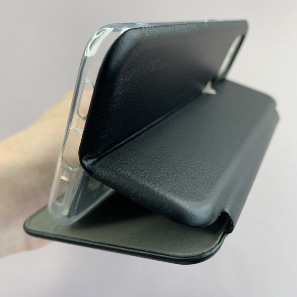 Чохол-книжка Standart для Google Pixel 4A 5G чорна + Print Flower Крокус 6,5 * 9 (01) НФ-00071898 фото