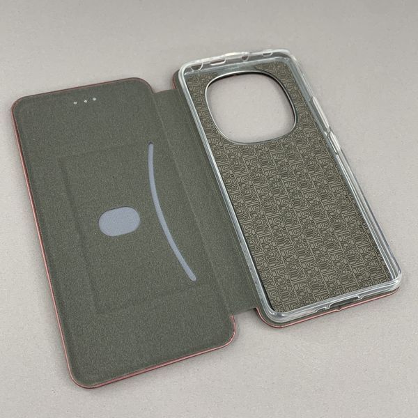Чохол-книжка Standart для Xiaomi Redmi Note 14 Pro 4G бордова + Print Flower Крокус 6,5 * 9 (01) НФ-00076014 фото