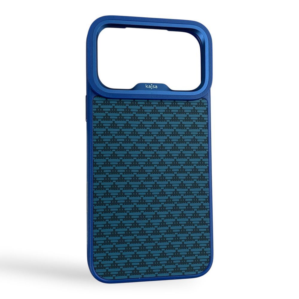 Чохол Kajsa Glamorous Collection Pyramid Pattern Case iPhone 18 Pro Max (Blue Plus) НФ-00097576 фото