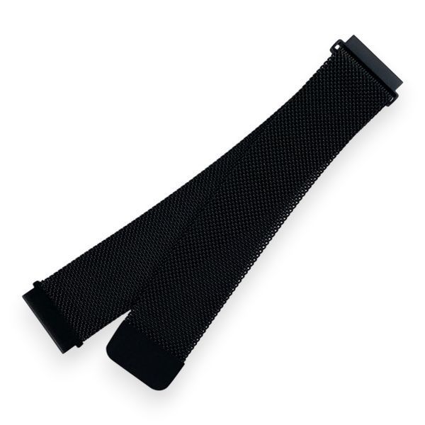 Ремінець металевий Milanese Loop для 22 мм для Xiaomi Amazfit GTR 3 22мм чорний НФ-00037014 фото