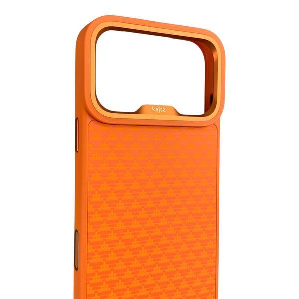 Чохол Kajsa Glamorous Collection Pyramid Pattern Case iPhone 18 Pro Max (Orange Plus) НФ-00097578 фото