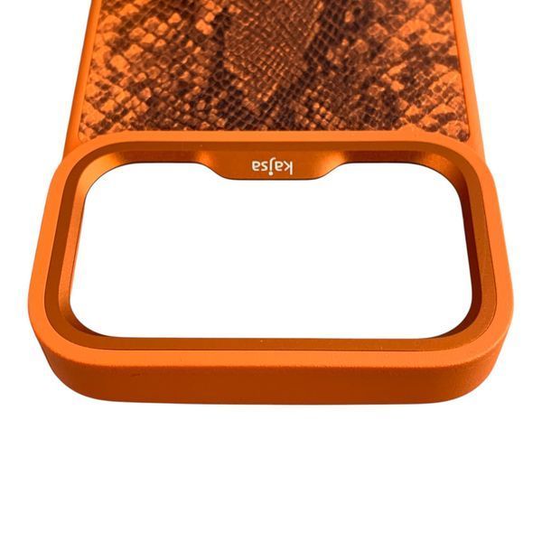 Чохол Kajsa Glamorous Collection Snake Pattern 2 Case iPhone 18 Pro Max (Orange Plus) НФ-00097584 фото