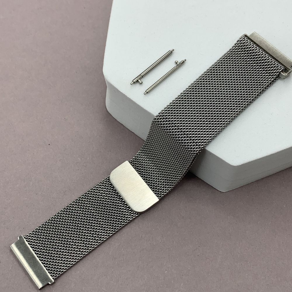 Ремінець металевий Milanese Loop для 22 мм для Mibro X1 сталевий НФ-00048920 фото