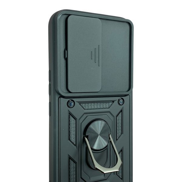 Чохол Powerful Case Curtain with Ring для Tecno Camon 50 (CN5) чорний (Full Camera) НФ-00096995 фото