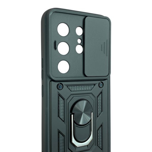 Чохол Powerful Case Curtain with Ring для Tecno Camon 50 (CN5) чорний (Full Camera) НФ-00096995 фото