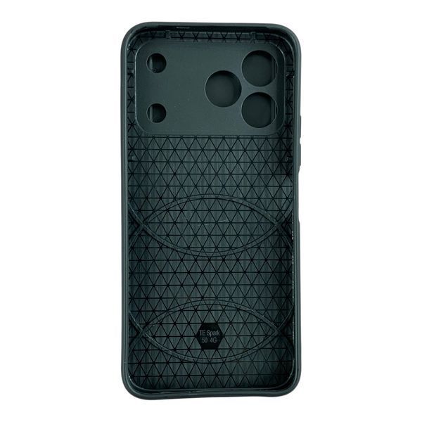 Чохол Powerful Case Curtain with Ring для Tecno Spark 50 4G (KN4n) чорний (Full Camera) НФ-00096997 фото