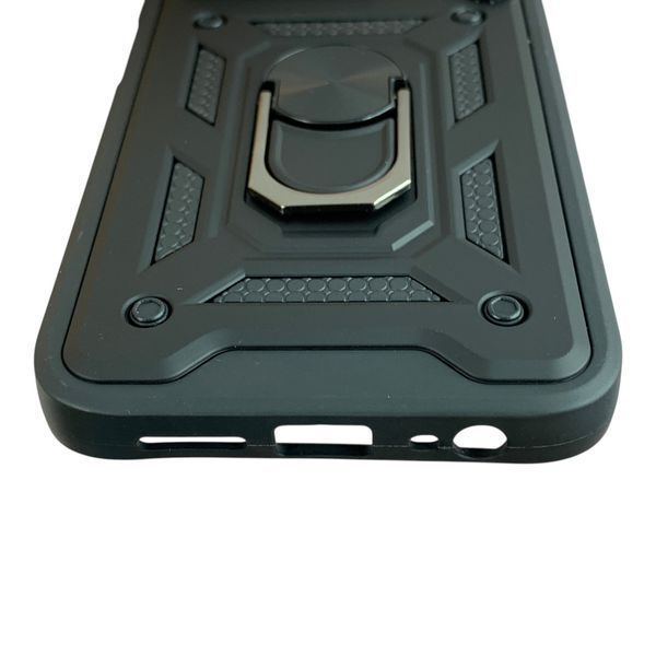 Чохол Powerful Case Curtain with Ring для Tecno Spark 50 4G (KN4n) чорний (Full Camera) НФ-00096997 фото